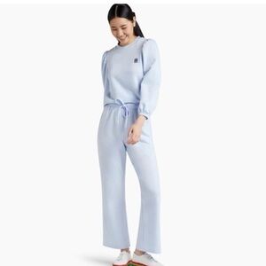 Hill House Home Teddy Light Blue Sweatshirt and Pants Set